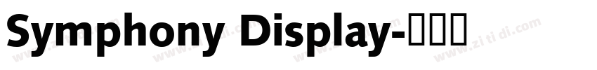Symphony Display字体转换